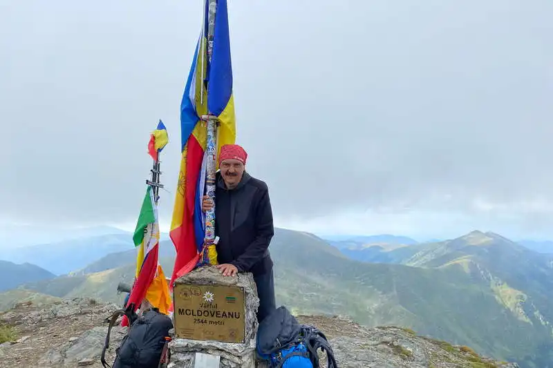 Moldoveanu-Gipfel und Viștea Mare-Gipfel, Făgăraș-Gebirge