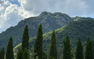 Die Someșul-Cald-Route, das Gilău-Gebirge